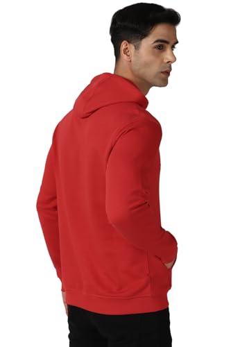 Image of Van Heusen Men Polycotton Hooded Neck Sweatshirt