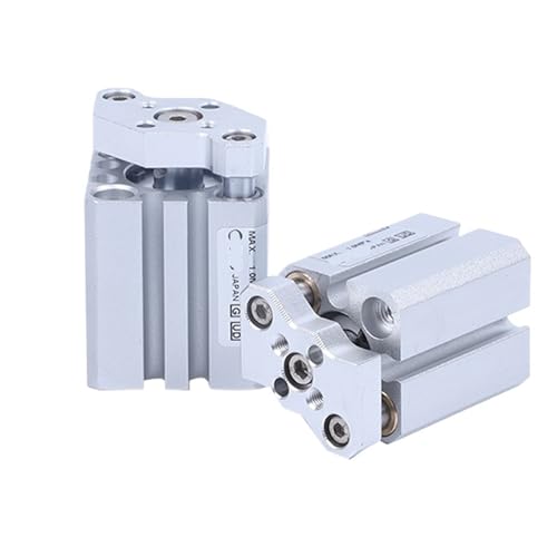 Vérin compact CQMB20 avec tige de guidage et course de 50mm
