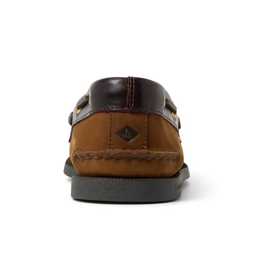 Sperry Men's Authentic Original 2-Eye Leather Boat Shoe, Brown Buck, 9 N by Sperry - Image 6