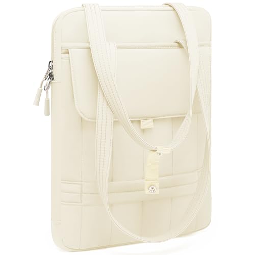 HYZUO 15-16 Inch Puffy Laptop Case Sleeve Padded Handbag, Beige by HYZUO - Used condition - US$21.92