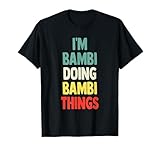 Gift Tee Name Bambi