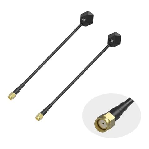 iFlight 2pcs Albatross V2 5.8GHz LHCP RP-SMA 150mm FPV Antenna for Chimera 7/9/XL10 V6/X413/Taurus X8 Pro/Taurus X8 V3/ProTek60 Pro/Helion 10 Drone FPV Quadcopter Multicopter Parts Cover