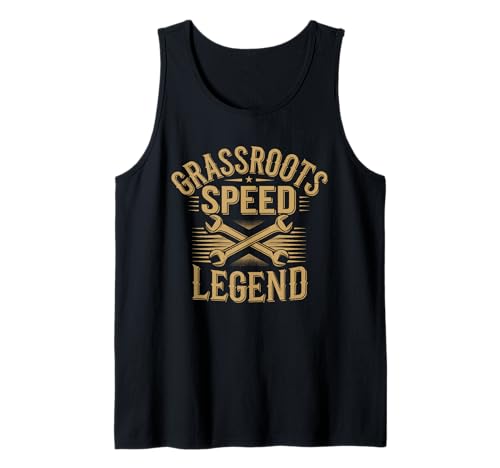 Cortacésped Racing Patio trasero Motorsports Speed Entusiastas Camiseta sin Mangas
