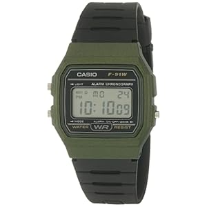 Casio Unisex Watch in Resin/Acrylic Glass with Date Display and LED Light – Water Resistance & Alarm