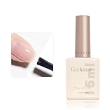 Coikaze ジェルネイル ベースコート 単色 ベースジェル 大容量15ml ノンワイプ 拭き取り不要 長持ち UV/LED対応 base coat gel