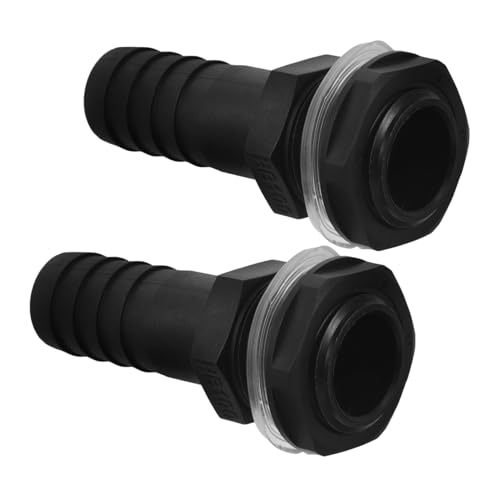 PRETYZOOM 2pièces Connecteur Pour Cuve Eau Avec Filetage Extérieur Adaptateur Pompe Arrosage Kit Léger Pour Tuyaux De Bassin Et Tonneaux De Pluie