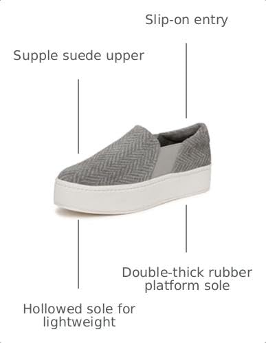 Image of Vince Women's Warren Platform Slip-On Sneaker