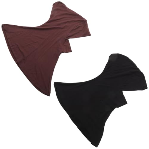 Hijab elegante de algodón Magiclulu pack de 2 pañuelos de acabado premium
