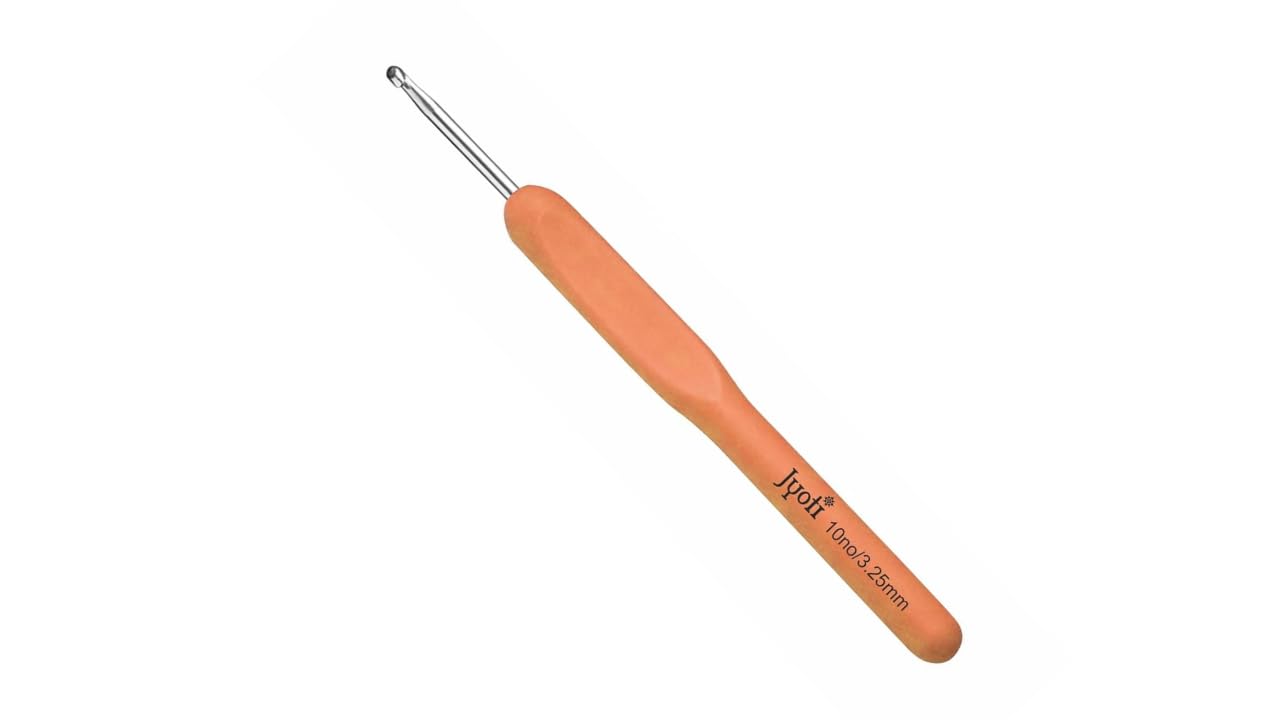 3.25mm Crochet Hooks Crochet Knitting, Ergonomic Soft Handles Crochet Hooks for Arthritic Hands, Light Comfortable Crochet Tool,Crochet Tool for Knitting Suitable for Beginners 2mm to 6mm (1 X 3.25mm)
