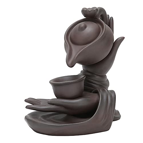 Ejoyous Wasserfall Räucherstäbchen, Innovativer Rauch Rückfluss Räucherstäbchenhalter Tischdekoration Aromatherapie Ornament Wohnkultur für die Sauna im Schlafzimmer