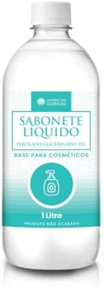 Base Sabonete Líquido Perolado Glicerinado, 1 Litro, Base para Cosméticos Personalizável com Essência e Corante, Império das Essências