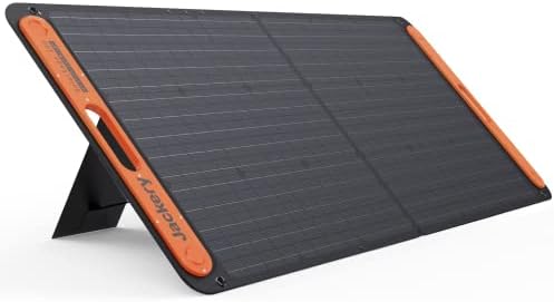 Jackery SolarSaga 100X Portable Solar Panel for Explorer 240/300/500/1000/1500 Power Station, Foldable PERC Solar Cell Solar Charger with USB Outputs for Phones (Can't Charge Explorer 440/ PowerPro)