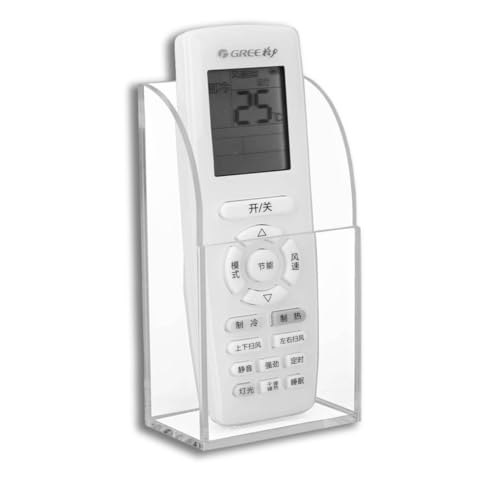 HERCHR Remote Control Holder Wall TV Remote Holder Clear Acrylic TVremote Media Player Controller Organiser Caddy Box Organizer for Air Conditioner TV - Cosy Home Interiors HERCHR Remote Control Holder Wall TV Remote Holder Clear Acrylic TVremote Media Player Controller Organiser Caddy Box Organizer for Air Conditioner TV