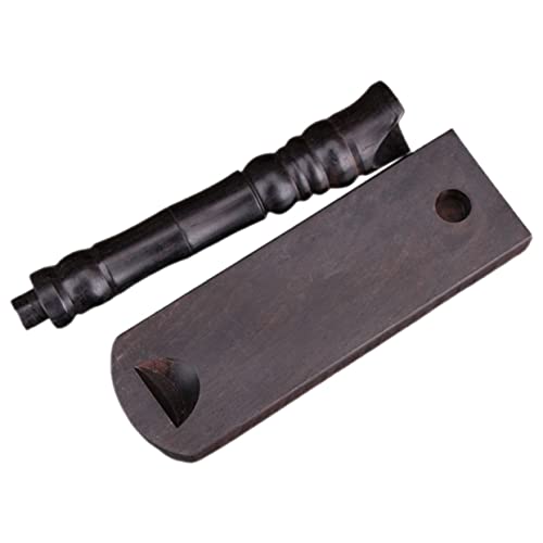 FUNOMOCYA Wood Flute Display Stand Clarinet Holder Flute Rack for Table Organizer