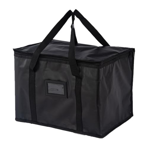 de entrega de alimentos - de picnic aislada, bolsas de compras con capacidad | Bolsas de comestibles aisladas reutilizables para entrega de alimentos, manijas Tab Zips tapa en posición
