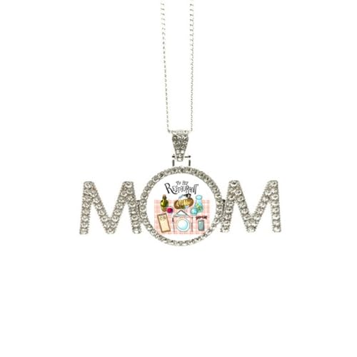 Collier avec pendentif en forme de limonade pour maman et grand-mère en taille M