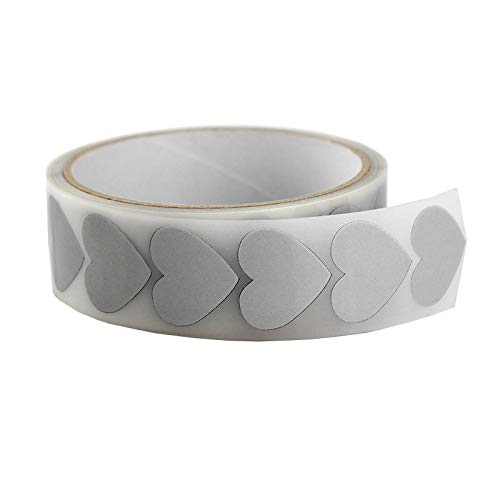 Safety Silver Reflective Tape Heat Transfer Vinyl Iron on Fabric Clothing DIY M13 Heart (1" x 33ft)