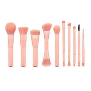 Tools Wooden Cosmetic Foundation Brush Sets Makeup Eyebrow Brush 10PCS Eyeshadow Brush Oval Makeup Brushes