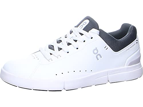 On Mens The Roger Advantage Textile Synthetic White Rock Trainers 9 US