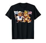 Bandera Uruguay Reino Unido Raíces británicas uruguayas Camiseta