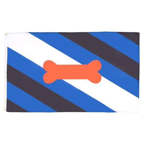 AZ FLAG - Flagge Welpen-Stolz - 150x90 cm - Bdsm Welpe Stolz Fahne 100% Polyester mit Messing-Ösen - 110g