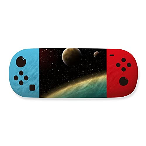 Étui à lunettes Terre et galaxie bleu pour vos voyages