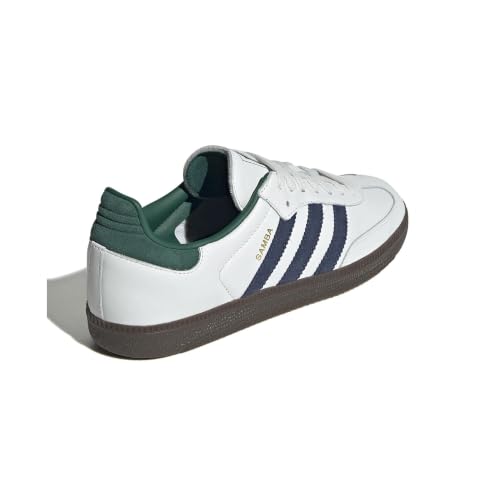 Image of adidas Samba OG Men's Sneaker, Core Black /Cloud White /Collegiate Green, Size 9.5