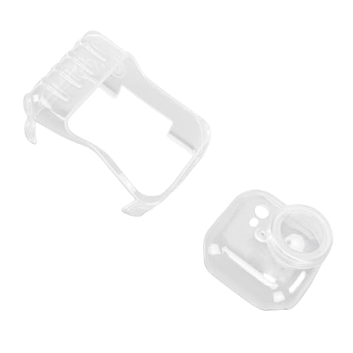 TIKATARER Funda Protectora para Cámara de Acción 360, TPU Transparente a Prueba de Golpes, Antiarañazos, con Cobertura de Bordes y Funda de Protección Completa para Llaves, Ideal para Grabación de