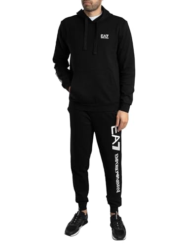 Emporio Armani Pantaloni Jogger Logo EA7 Series In Cotone - 7