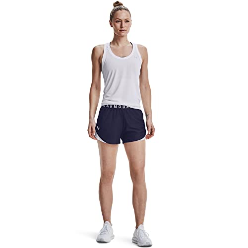 Under Armour Womens Play Up 3.0 Shorts , Midnight Navy (410)/White , Small #TOP4