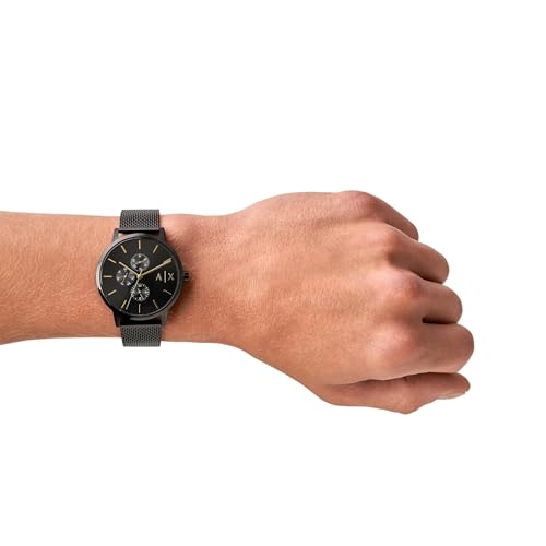 Image of Armani Exchange Men's Black Dial Analog Watch (AX2716)