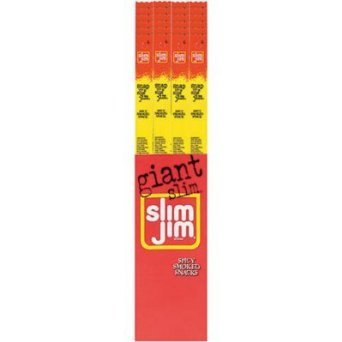 Giant Slim Slim Jim Snacks - 24 Count (2 Pack)