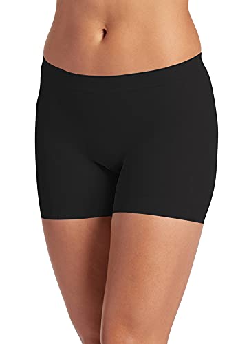 Jockey Women's Underwear Skimmies Short Length Slipshort, Black, m
