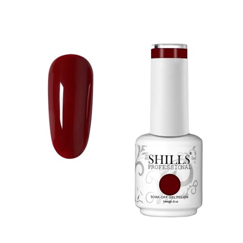 Image of SHILLS PROFESSIONAL UV /LED Soak Off Gel Polish Finish Color Shade 115, 15 Millilitres