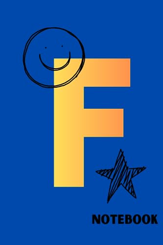 Notepad: Initial 'F' lined A5