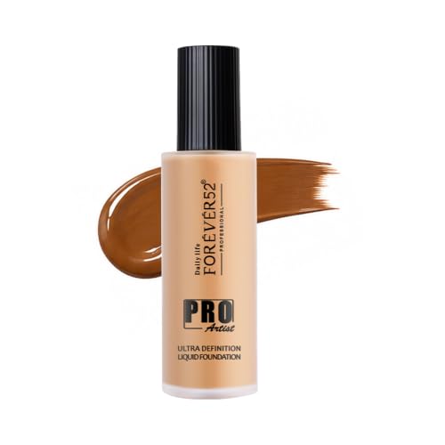 Image of Daily Life Forever52 Pro Artist Ultra Definition Liquid Foundation| Long Lasting, Full Coverage, 24H, Waterproof & Sweatproof, Lightweight Hydrating, Oil-Free Formula - Brownie (BUF012) 60ml