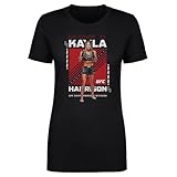 500 LEVEL Kayla Harrison UFC Shirt for Women - Kayla Harrison Pose WHT (Black, Small)