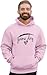 Go All Out 4X-Large Classic Pink Mens Game Day Football Sweatshirt Hoodie