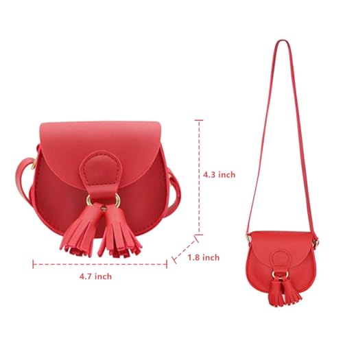 Image of Little Girls Purse Toddler Girl Kid Purses for Little Girls, Red, 5 x 2 x 4 inches
