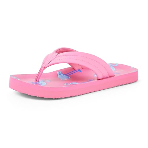 Amazon Essentials Unisex Kinder Flip-Flop mit Zehentrenner Pink Flamingos 31 EU
