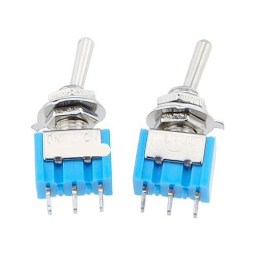 Microinterruptor de palanca mini azul de 3 pines para solucionar fallos en paneles 125V 2