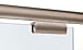 CRL Brushed Nickel Madrid Series Header Mount Kit - 98 in long