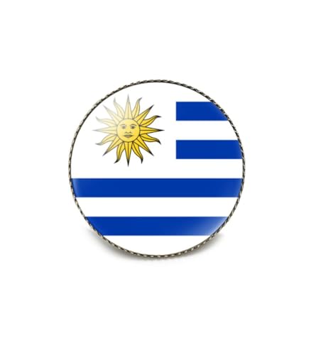 Image of World Most Countries Single Pin Brooch Badge United States USA America and Other Countries Cross Friendship Pin Badge for Men Women