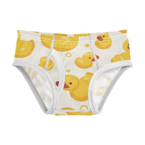 KLL Cute Yellow Rubber Ducks Ducklings Soap Toddler Boy Soft Training Underwear Breathable Children Panties