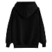 Heart Dog Paw Print Sweatshirts for Women Long Sleeve Pullover Hoodies Casual Lightweight Fleece Hooded Tops XX-Large Black
