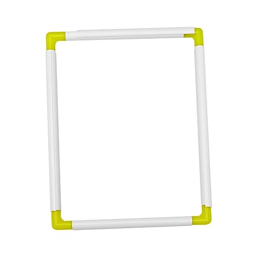 HAPINARY Large Embroidery Hoop Plastic Embroidery Frame for Punch Needle PVC Cross Stitch Frame Random Color