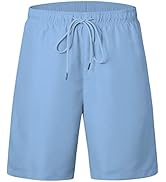 LETAOTAO Big and Tall Swim Trunks for Men Plus Size Swim Shorts Beach Board Shorts Mesh Lining(1X...