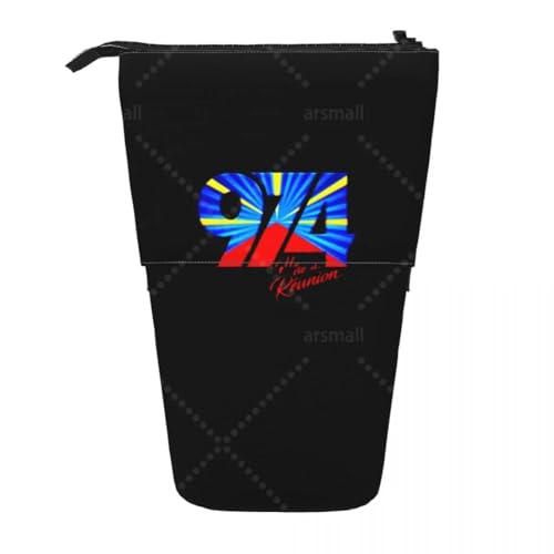 Porte-papeterie portable île de la Réunion pour bureau et sac