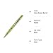 PILOT FriXion Ball LX Erasable, Refillable & Retractable Gel Ink Pen, Fine Point, Lime Green Barrel, Blue Ink, Single Pen (34455)