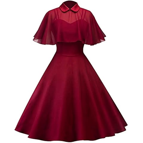 1950s Vintage Cloak Cocktail Swing Dress Cover